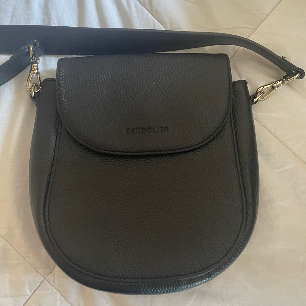 Bandolier Pebble Leather Crossbody Bag